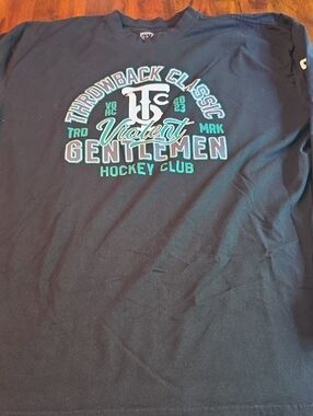Violent Gentlemen Hockey Club Throwback Classic Long Sleeve T Shirt XXXL EUC